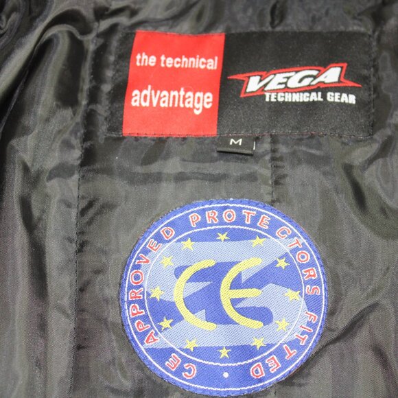 Vega Technical Gear Pink Motorcycle Riding Jacket, Size Medium - Picture 7 of 8
